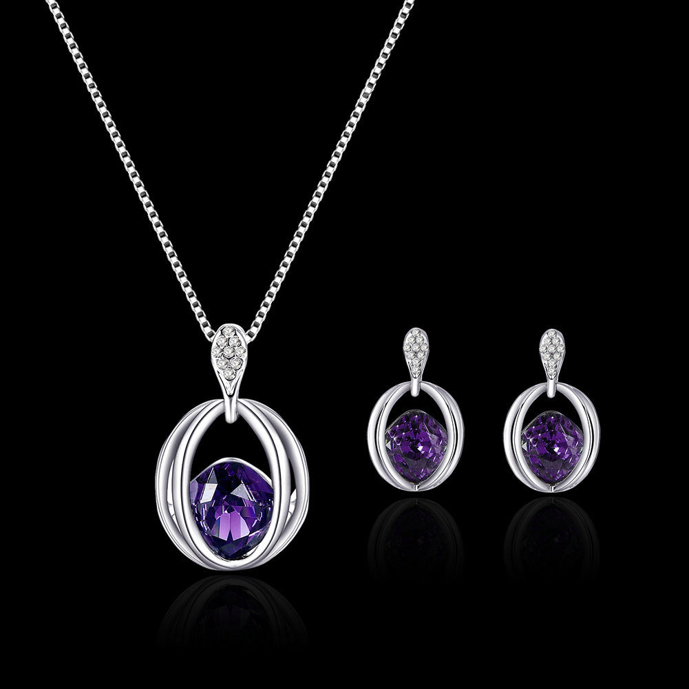 Women's Fashion Crystal Diamond Pendant Necklace – Perfect Birthday Gift