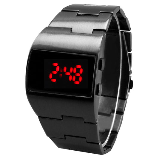 Men’s LED Electronic Watch – Iron Man Style Square Dial