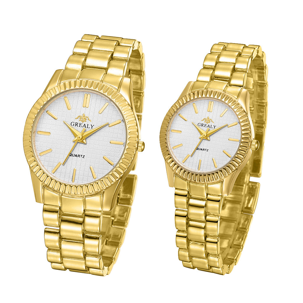 Luxury Couple Watch Set – Men & Women Matching Watches