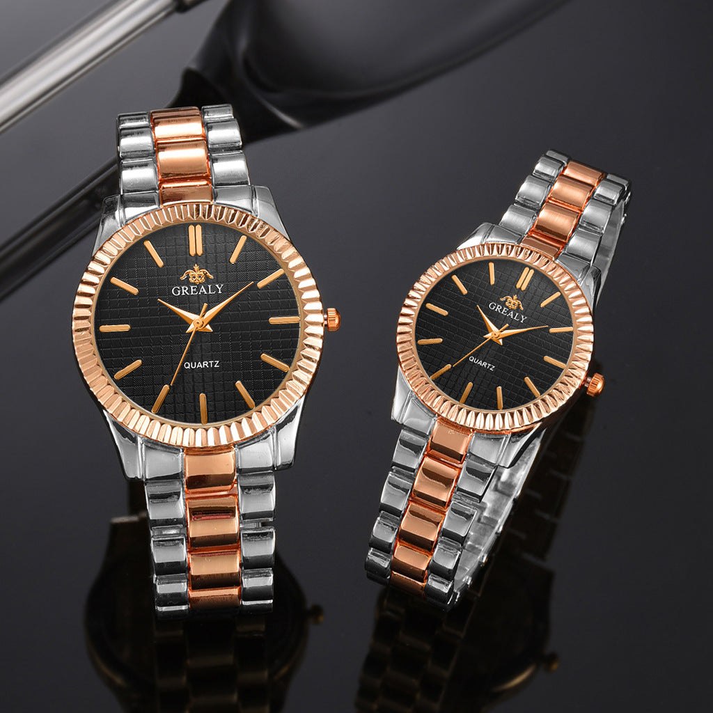 Luxury Couple Watch Set – Men & Women Matching Watches