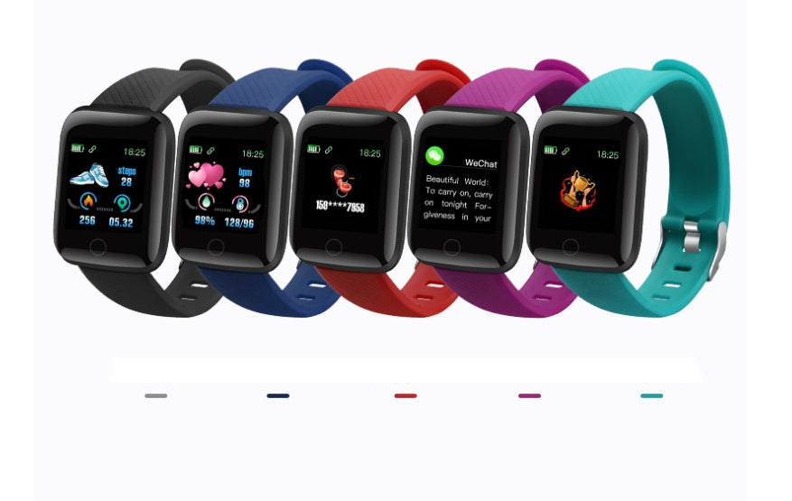 Smart Fitness Bracelet with Blood Pressure & Heart Rate Monitor