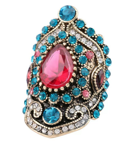 Bohemian Style Jewelry Set – Necklace, Earrings & Bracelet for Women