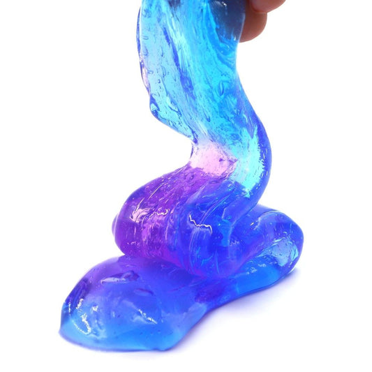 Color Matching Gradient Multicolor Crystal Mud Slime – Fun DIY Stress Relief Toy