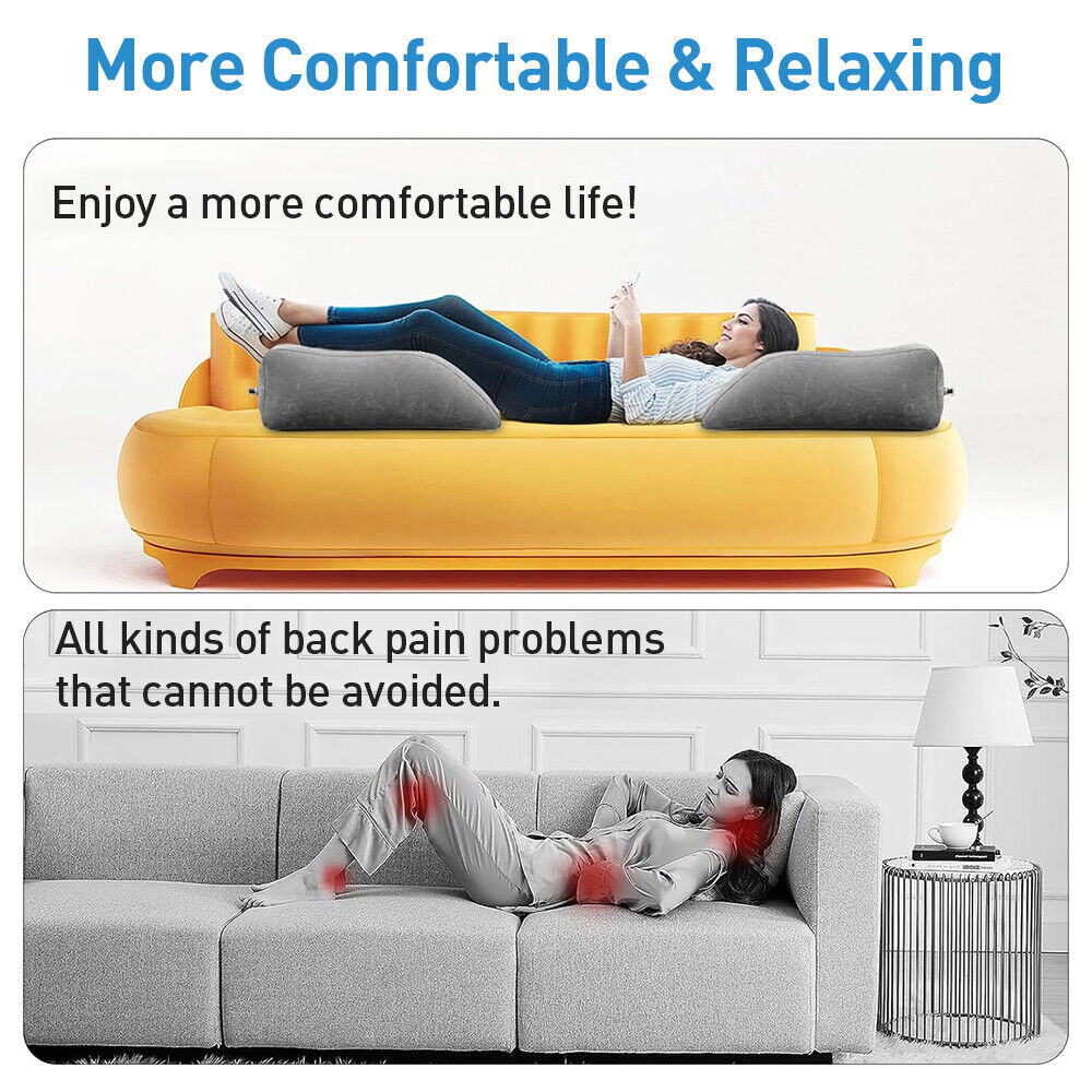 Inflatable Elevation Wedge Leg Foot Rest Raiser Support Pillow Cushion With